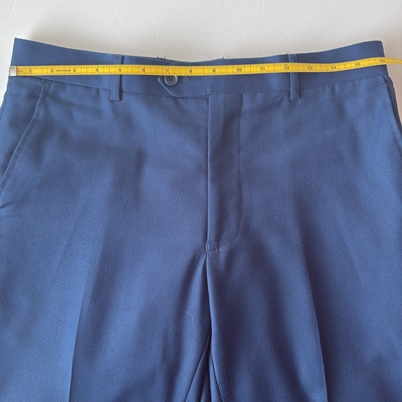 GIORGIO FIORELLI Two Button Suit Jacket Pants 38 Long Tall 32 French Blue - Picture 14 of 15